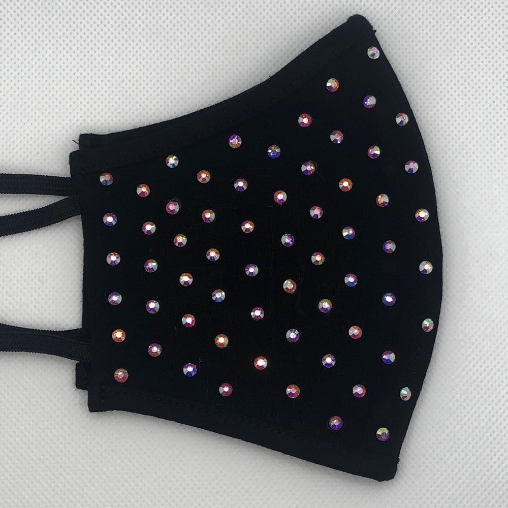 Blinged out face mask